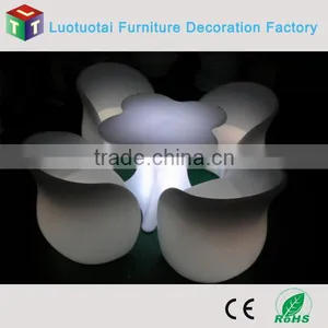 Rechargeable 16 Color Change Illuminated Led Bar Chair thumbnail-3