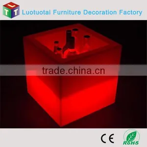 LI Battery Rechargeable Waterproof Glowing Rgbw Led Cube Chair thumbnail-5