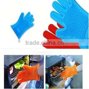 100% Food Grade Silicone Cooking Gloves thumbnail-1