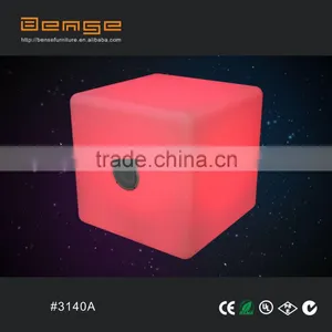 Hot 40CM Stylish Music Led Bluetooth Cube Speaker thumbnail-2