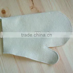 Wool Felt Sauna Hat and Glove thumbnail-1