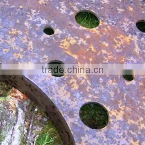 FO-9T02 Hot-selling Corten Steel Tree Perforated Strainer Tree Pool Cover thumbnail-5