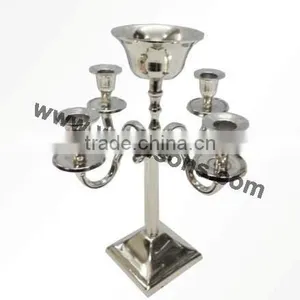 Cheap Aluminum Silver Candelabra thumbnail-4