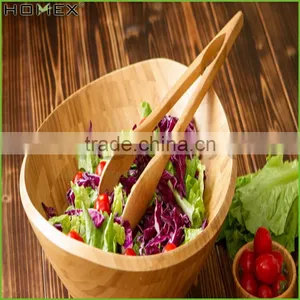Cheap Large Personalized Unique Bamboo Salad Bowl, Mixing Bowl, Soup Bowl/Homex_Factory thumbnail-1