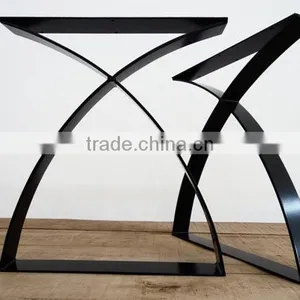 New Style 28 Inch Black Powder Coated Iron Display Table Leg thumbnail-1