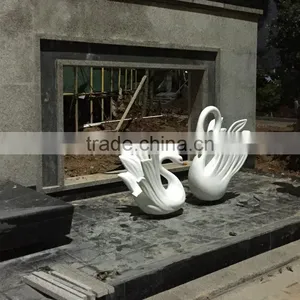FRP Display Swan Sculpture Figurine thumbnail-1