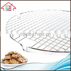 NBRSC Reliable Company Multi-Purpose Stainless Steel Cross-wire Round Baking and Cooling Rack thumbnail-4
