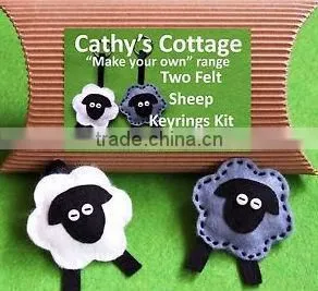 Express Hot Sale High Quality Decorative New Products Fabric Eco Friendly Felt Trolley Coin Keyring Made in China thumbnail-1