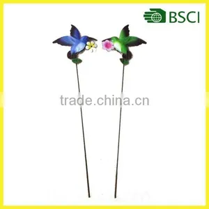 YS14242 Low Price Bird Garden Flowers Metal Stick thumbnail-1