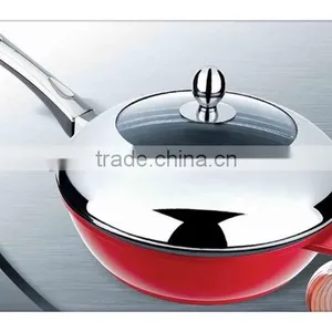Good Quantity Aluminium Alloy Deep Frying Pan With Lid / Aluminium Pot / Cookware Sets thumbnail-1