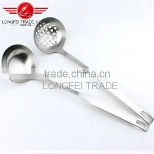 Non-magnet 201 Stainless Steel Kitchen Skimmer & Soup Ladle of Kitchen Utensils thumbnail-1
