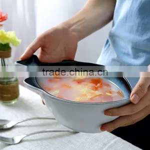 26cm 10" Fish Shaped Soup Bowl thumbnail-1
