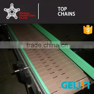 821-K750 Straight Run Double Hinge Plastic TableTop Hinged Chain for Conveyor thumbnail-1