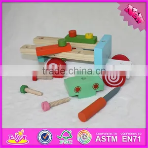 2016 Best Design Educational Children Wooden Toy Screws for Sale W03C026 thumbnail-5