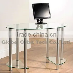 Glass Computer Desk thumbnail-1