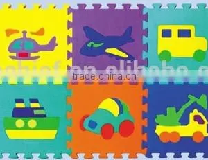 Non-toxic, Durable Baby EVA Foam Puzzle Mat - Animals, Numbers, Fruits, Vehicles, Geo Shapes thumbnail-4