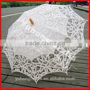 100% Cotton Made Lace Parasol for Promotion thumbnail-5