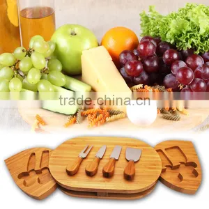 Manufacturers Selling 100% of the Natural Bamboo Cheese Board and Sliding Out Type and Cutlery Drawer thumbnail-6