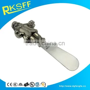Christmas Butter Knife Cheese Tools Tableware With Zinc Alloy Handle and Stainless Steel Blade thumbnail-4