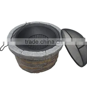 26.5 Inch Hot Sale MGO(magnesium) Round Outdoor Fire Pit thumbnail-2