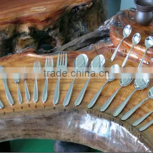17pcs Parties Celebrating Metal Material Bulk Buy From China /Silver Color Tableware China Manufacturer Wholesale thumbnail-3