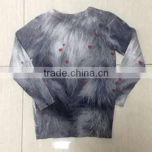 Children's no Hand Feeling Reactive Printing 100% Cotton Cardigan Sweater thumbnail-2