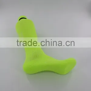 Green Strip Knee High Soccer Socks Men thumbnail-3