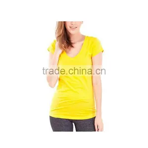 Custom Women T-shirt White Plain Cotton Tshirt thumbnail-6