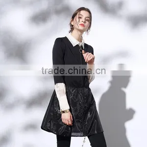 Maxnegio Wommen Coat Autumn 2017 Zipper Coat Fashion Coat thumbnail-4