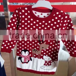 Fashion Winter Long Sleeve Knitted Sweaters Design For Kids(BKNB010) thumbnail-2