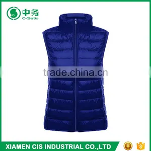 New Look Korean Style Winter Lightweight Slim Fit Lady Duck Down Vest for Sale thumbnail-6