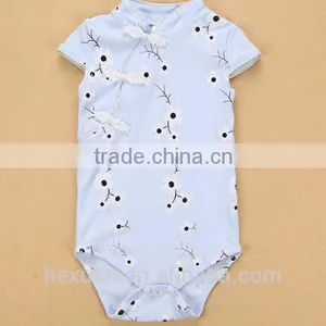 Short Sleeves Printed Cartoon Baby Clothes Set Romper thumbnail-5