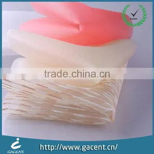 140CM Wide Peach Color Nylon Bridal Fabric With Stiff Quality thumbnail-2
