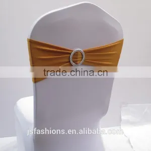 Big Discount Lavender Lycra Chair Bands With Round Buckle Lycra Chair Cover Sash Bands for Weddings Events Decoration thumbnail-2