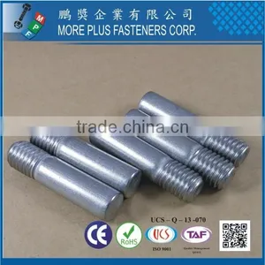 Made in Taiwan 316 Stainless Steel Pin With Thread With Flat End Point Special Pin thumbnail-1