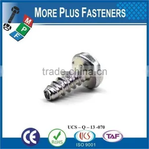 Made in Taiwan Type Z Drive Flat Head Zinc Finish Steel Trilobular Thread Rolling Screw thumbnail-4