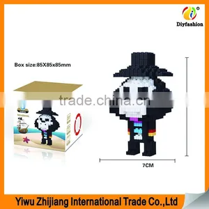 2017 Hot Sale Cartoon Figure Mode 3D Mini Diamond Intelligence Development Building Blocks for Childrens As Gift Toys thumbnail-1