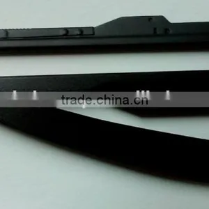 Black Straight Razor/ Stainless Steel Push Carriage Razor/ Single Blade Razor thumbnail-1