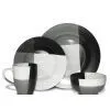 Cross Glaze 16pc Stoneware Dinnerware Set thumbnail-1