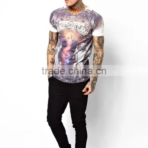 2016 China Manufacturer Wholesale High Quality Custom Printing T-Shirt thumbnail-4