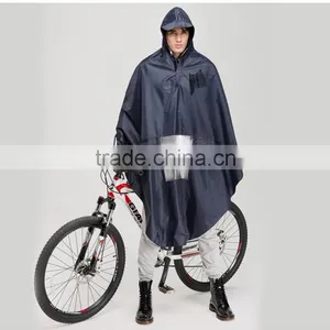 Waterproof Bick Bicycle Printed Pvc Rain Poncho thumbnail-2