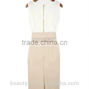 Women's Summer Striped Sleeveless Wear to Work Casual Party Pencil Dress SD73 thumbnail-2