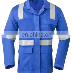 EN20471 Breathable Flame Retardant Anti-Static Jacket With Reflective Stripes thumbnail-2
