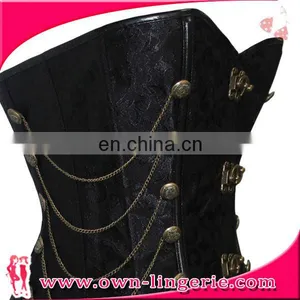 New Arrival Steampunk Gothic Corset Overbust Embroidery Tops Corset thumbnail-4