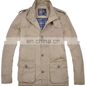 Lastest New Spring Thin Diamond Quilted Army Stylish Long Coat Mens thumbnail-1