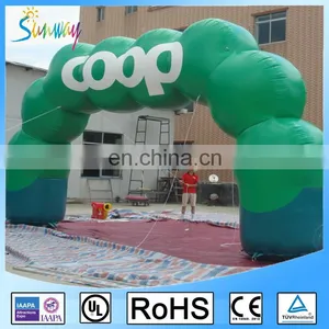 Gaint Balloon Arch / Inflatable Arch Entrance Fan Powered Archway For Event thumbnail-3