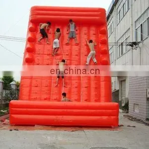 Red Inflatable Climbing Wall | Inflatable Rock Climbing thumbnail-1
