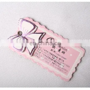 Custom Printed Paper Hang Tag With Eyelet for Clothing thumbnail-2