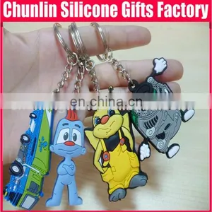 3d Silicone Cute Rubber Keychains thumbnail-2