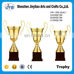 Wholesale Award Football Sports Gold/Silver Metal Trophy Cups thumbnail-1